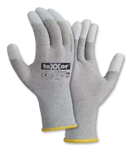 teXXor® Strickhandschuhe ESD 1, Größe: 6