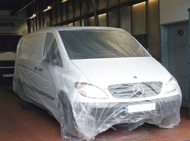 Lackierfolie ECO LINE, 4 x 150 m, 600 m²