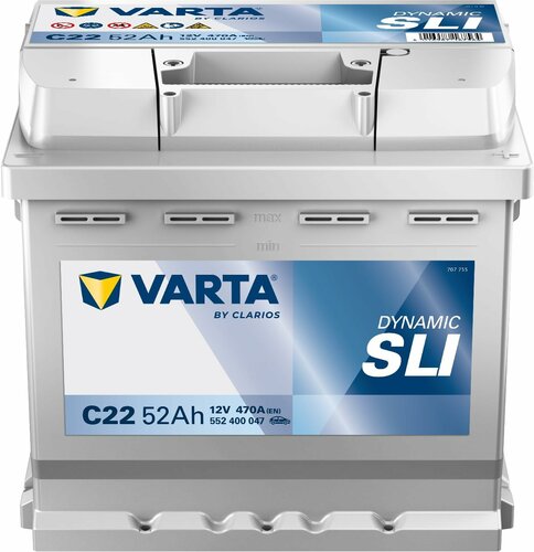 Dynamic SLI12 V, 44 Ah, 207 x 175 x 175 mm