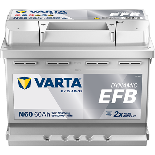 Dynamic EFB 12 V, 60 Ah, 242 x 175 x 190 mm
