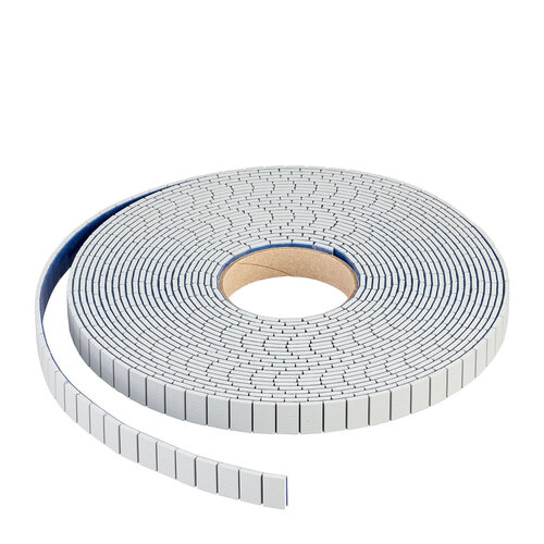 Stahl-Klebegewichtsrolle, Typ 355 2.0, Silber