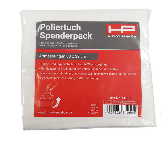 Poliertuch im Spenderpack