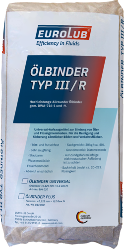 Ölbinder, Grobkorn: 1 – 3 mm