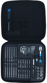 CRAFT BOX Bitsatz, universal, ¼", 62-tlg.