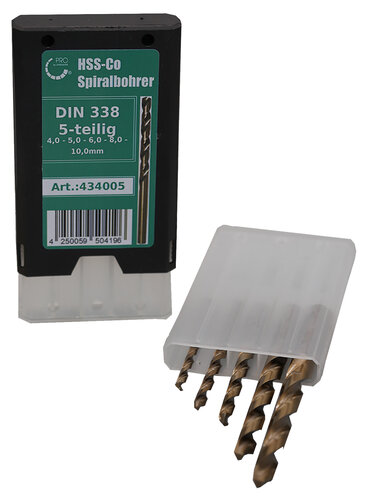 Spiralbohrer DIN 338, HSS-Co