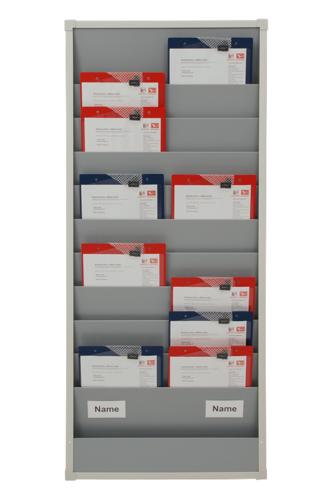 Werkstattplantafel 2-reihig inkl. 10 Mappen