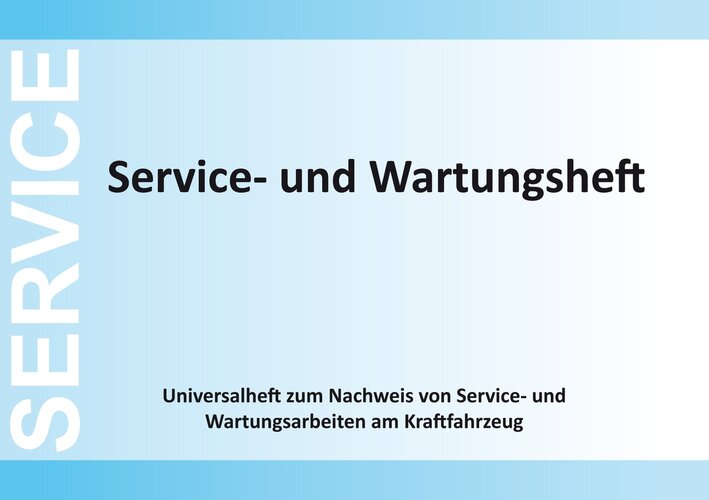 Service- und Wartungsheft