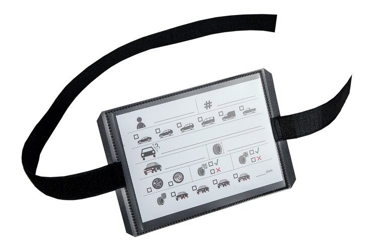 Reifenanhänger mit Klettband
