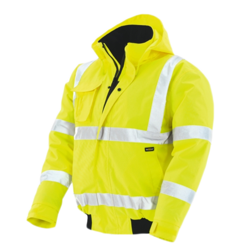 teXXor® Warnschutz-Pilotenjacke Leuchtgelb, Größe: S